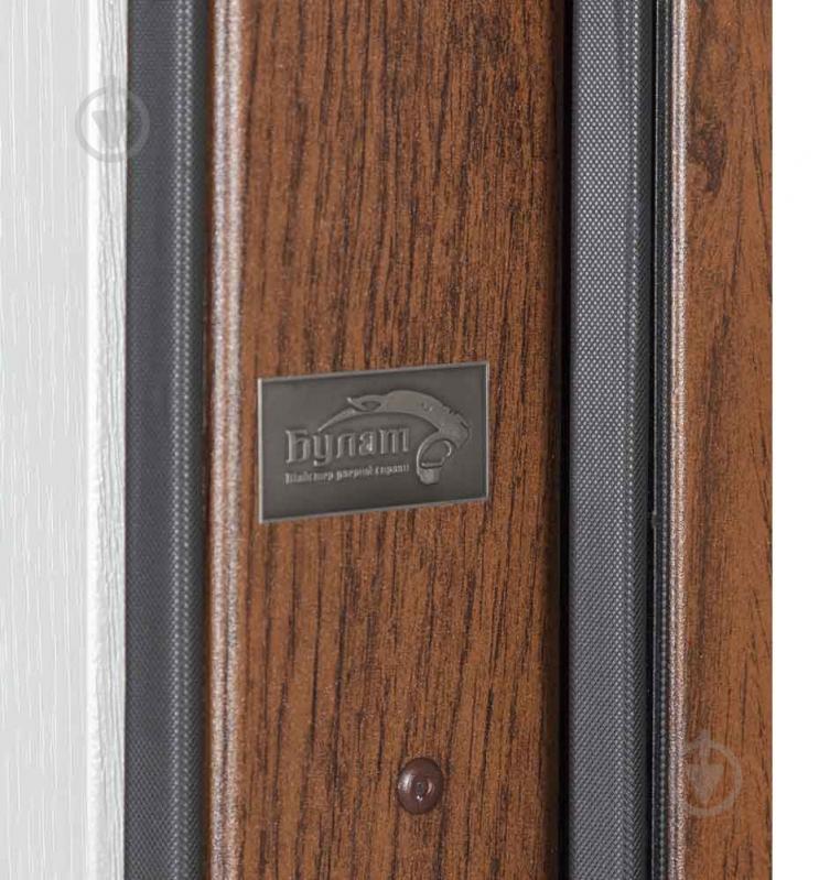 Двері вхідні Булат Термо Хаус 705 дуб бронзовий / молочний клен 2050x950 мм праві - фото 9