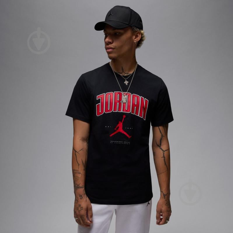 Футболка Jordan M J CITY 88 CREW HQ0009-010 р.XL черный - фото 1