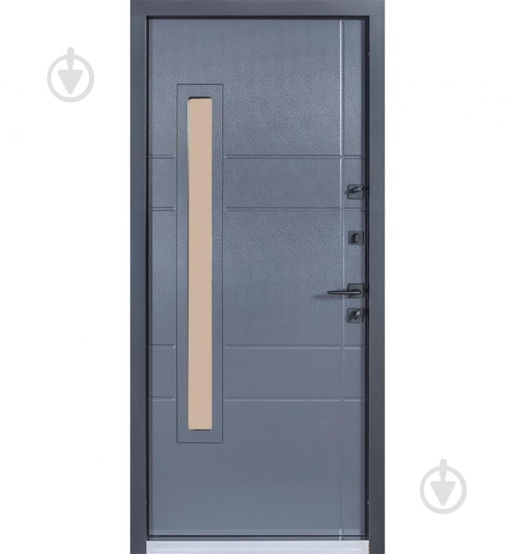 Дверь входная Булат Термо Хаус 705 темный антрацит / антрацит 2050x950 мм правая - фото 3