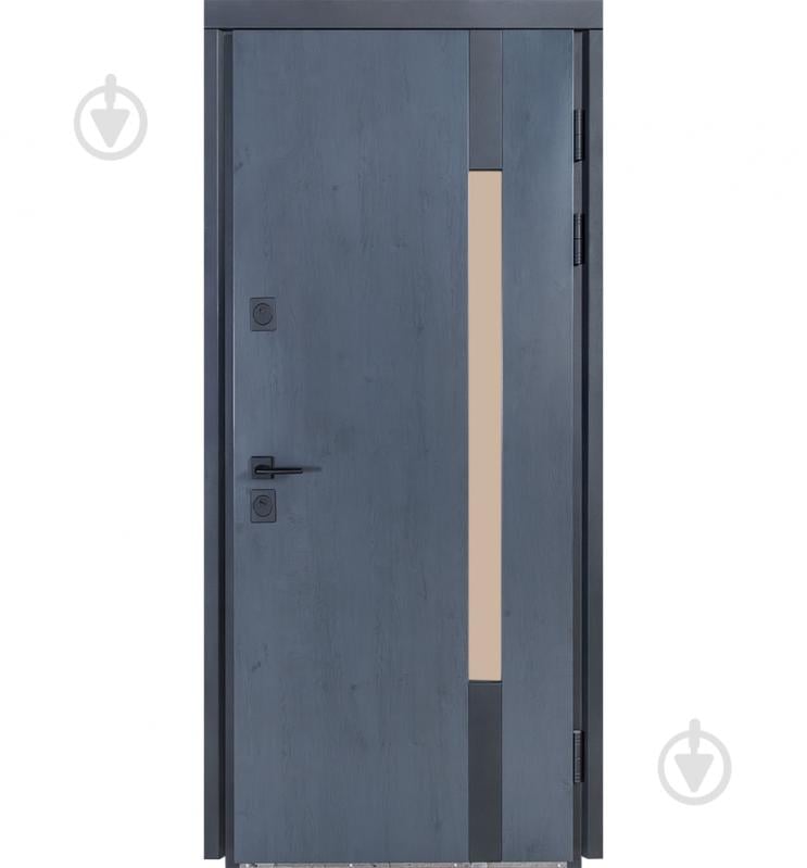 Дверь входная Булат Термо Хаус 705 темный антрацит / антрацит 2050x950 мм правая - фото 2