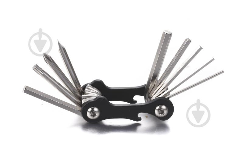 Мультитул KEN TECH 10 функцій KL-9834A FBT-008 чорний - фото 1 Мультитул KEN TECH 10 функцій KL-9834A FBT-008 чорний - фото 1