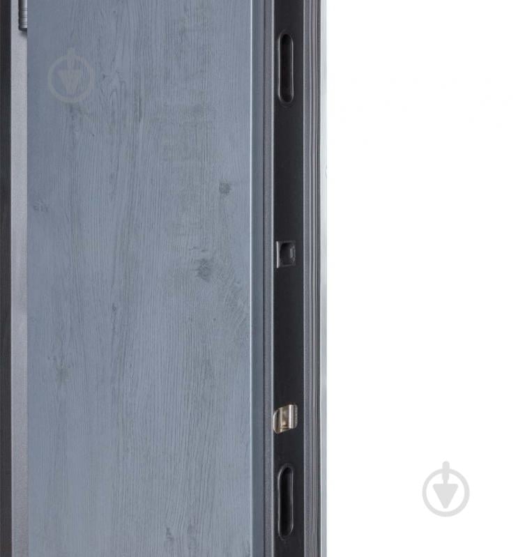 Двері вхідні Булат Термо Хаус 705 темний антрацит / білий атласний 2050x1200 мм ліві - фото 9