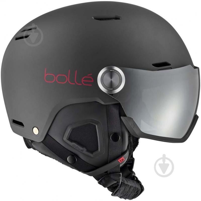 Гірськолижний шолом Bolle MIGHT VISOR BH089003 59-62 чорний - фото 2