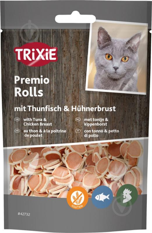 Лакомство Trixie Премио Tuna Rolls тунец 50 г - фото 1