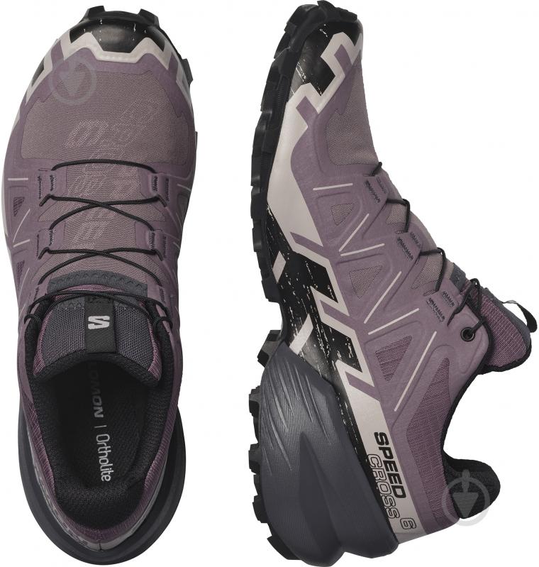 Кроссовки женские демисезонные Salomon SPEEDCROSS 6 W L41742900 р.41 1/3 лиловые - фото 5