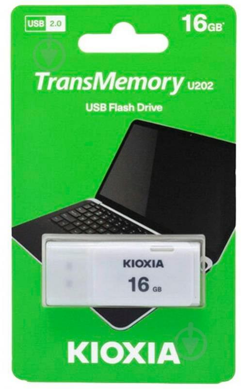 Флеш-память USB KIOXIA TransMemory U202 16 ГБ USB 2.0 white (LU202W016GG4) - фото 4