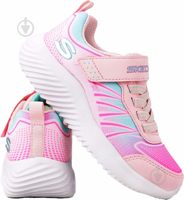 Кросівки для дівчаток демісезонні Skechers 303526L LPMT р.28,5 рожеві - фото 2