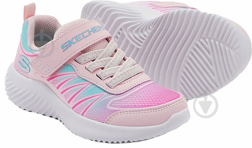 Кроссовки для девочек демисезонные Skechers 303526L LPMT р.28,5 розовые - фото 5