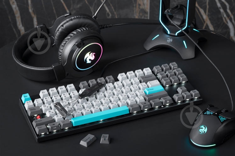 Клавіатура Varmilo VA87M Moonlight Cherry MX Blue (VA87MC2W/LLPN2RB) grey - фото 13