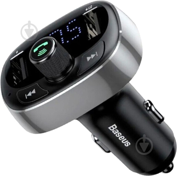 Зарядний пристрій BASEUS T typed Bluetooth MP3 Tarnish (CCALL-TM01) - фото 1 Зарядний пристрій BASEUS T typed Bluetooth MP3 Tarnish (CCALL-TM01) - фото 1