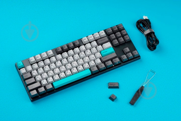 Клавіатура Varmilo VA87M (VA87MN2W/LLPN2RB) Moonlight Cherry MX Brown grey - фото 10