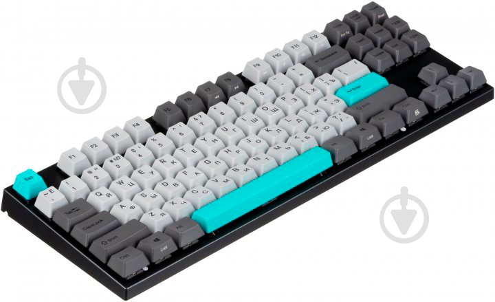 Клавіатура Varmilo VA87M (VA87MN2W/LLPN2RB) Moonlight Cherry MX Brown grey - фото 3