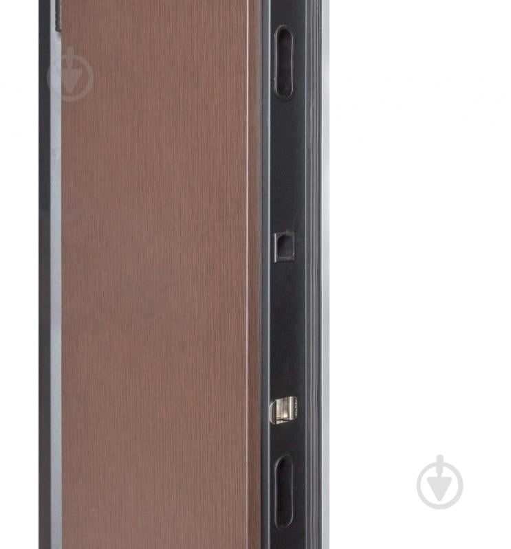 Двері вхідні Булат Термо Хаус 710 венге темний / білий атласний 2050x1200 мм праві - фото 9