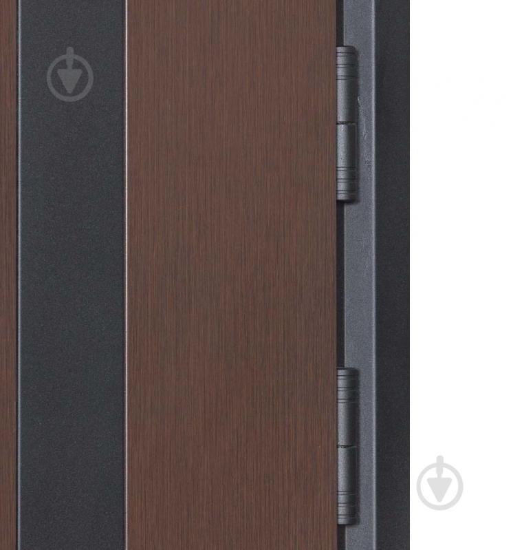 Двері вхідні Булат Термо Хаус 710 венге темний / білий атласний 2050x1200 мм праві - фото 6