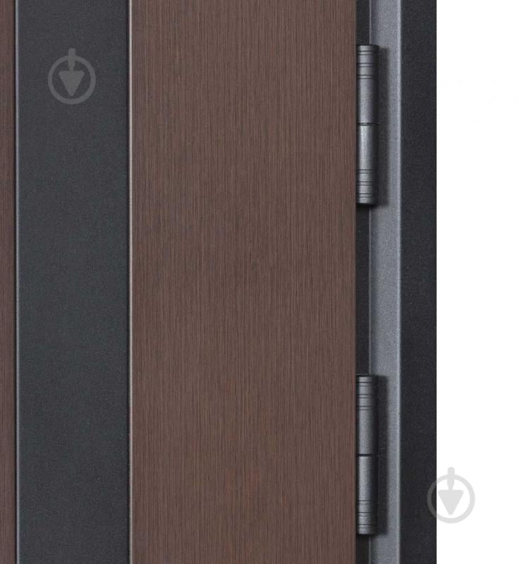 Двері вхідні Булат Термо Хаус 710 венге темний / білий атласний 2050x950 мм ліві - фото 7