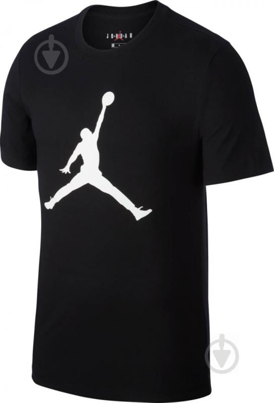 Футболка Jordan M J JUMPMAN SS CREW CJ0921-011 р.S черный - фото 1