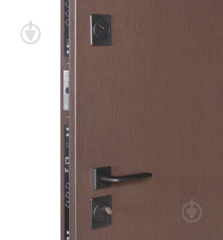 Дверь входная Булат Термо Хаус 710 венге темный / белый атласный 2050x950 мм правая - фото 5