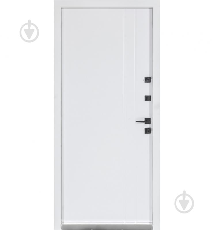 Дверь входная Булат Термо Хаус 710 венге темный / белый атласный 2050x950 мм правая - фото 3