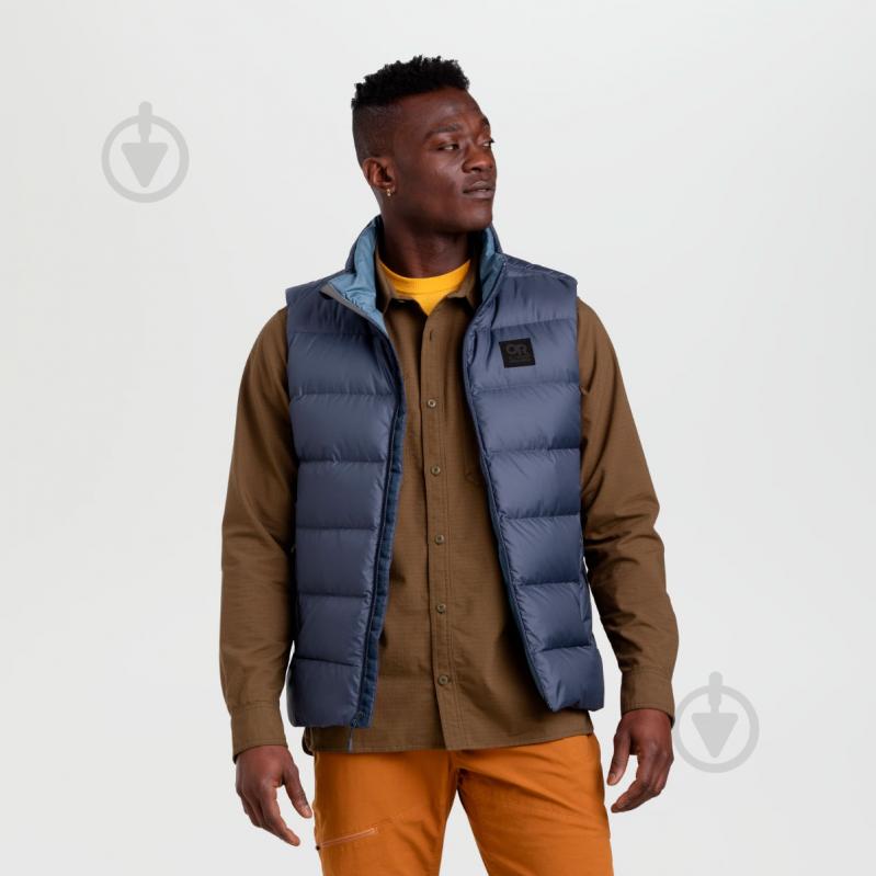 Жилет Outdoor Research MEN'S COLDFRONT DOWN VEST 283186-1289 р.S синий - фото 1