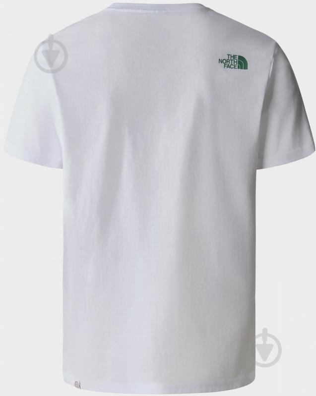 Футболка THE NORTH FACE M BERKELEY CALIFORNIA TEE- IN SCRAP MAT NF0A55GEI9P1 р.S белый - фото 2