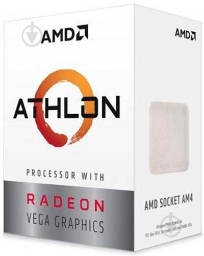 Процессор AMD Athlon 220GE 3,4 GHz Socket AM4 Box (YD220GC6FBBOX) - фото 1