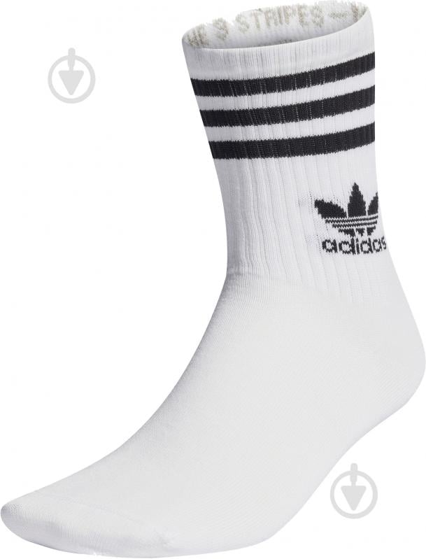 Шкарпетки Adidas CREW SOCK 3STR IJ0733 р.XL білий - фото 1