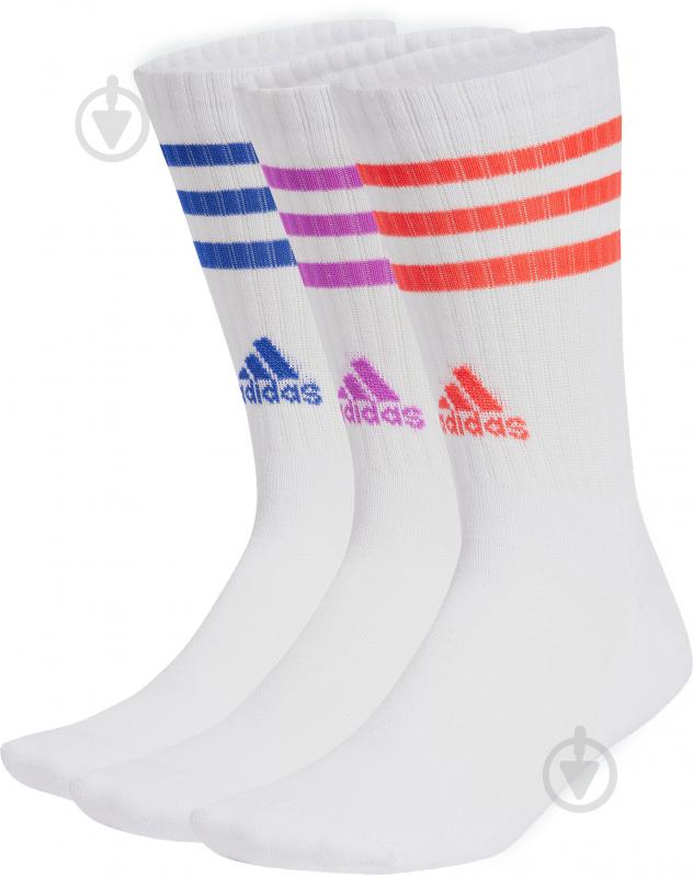 Носки Adidas 3S C SPW CRW 3P IZ0122 р.XL белый - фото 1