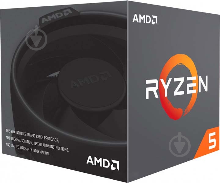Процесор AMD Ryzen 5 2600 3,4 GHz Socket AM4 Box (YD2600BBAFBOX) - фото 2