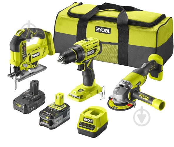 Набор инструментов RYOBI 18,0V RCK183A-242S - фото 1