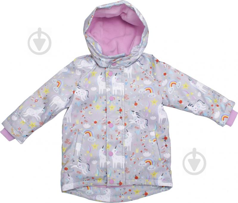 Куртка дитяча для дівчинки Luna Kids LK-201-4 р.92 різнокольоровий - фото 4