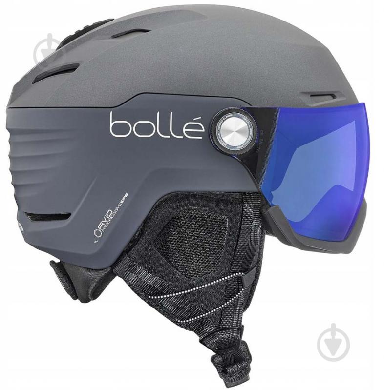 Гірськолижний шолом Bolle V-RYFT PURE BH180006 59-62 чорний - фото 2