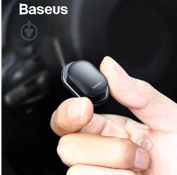 Крючок-держатель BASEUS Small Shell Vehicle Hook (ACGGBK-01) - фото 8