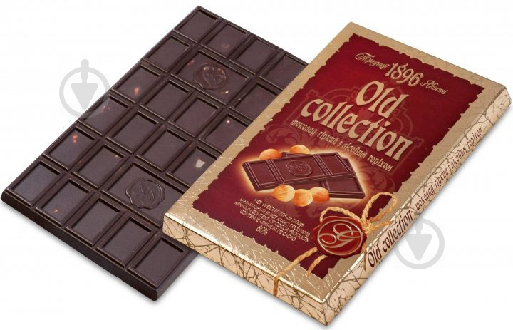 Шоколад Old Collection гіркий з лісовим горіхом 200 г - фото 1