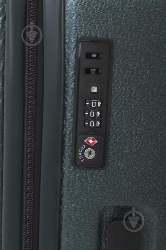 Чемодан Indigo 19117 40 л темно-зеленый 49х37х23 см - фото 4 Чемодан Indigo 19117 40 л темно-зеленый 49х37х23 см - фото 4