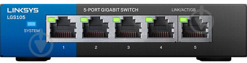 Комутатор Linksys LGS105-EU Gigabit Switch - фото 1