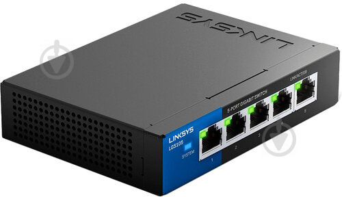 Комутатор Linksys LGS105-EU Gigabit Switch - фото 3