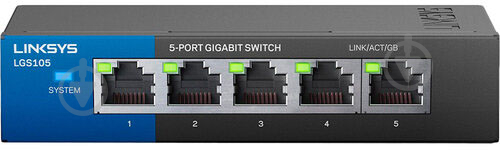 Коммутатор Linksys LGS105-EU Gigabit Switch - фото 2