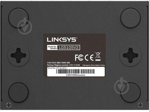 Комутатор Linksys LGS105-EU Gigabit Switch - фото 7