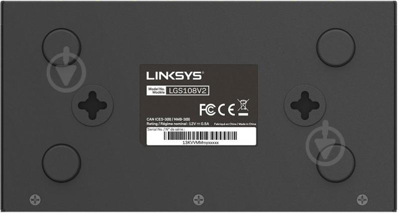 Коммутатор Linksys LGS108-EU Gigabit Switch - фото 6