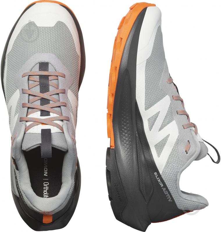 Кроссовки мужские демисезонные Salomon ELIXIR ACTIV GTX L47456200 р.46 2/3 серые - фото 5