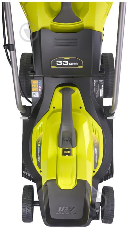 Газонокосарка акумуляторна RYOBI RLM18X33B-40 ONE+ - фото 3