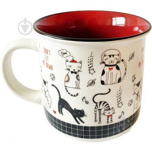 Чашка Vittora VT-C-55360 кошачий бум 360 мл - фото 1 Чашка Vittora VT-C-55360 кошачий бум 360 мл - фото 1