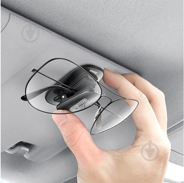 Держатель для очков Platinum Vehicle eyewear clip BASEUS черный - фото 6