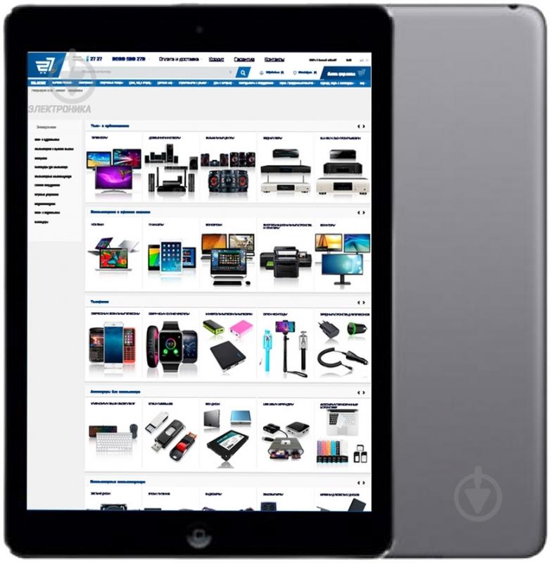 Планшет Apple iPad Air 16GB 9.7" (MD785TU/A) space grey - фото 3 Планшет Apple iPad Air 16GB 9.7" (MD785TU/A) space grey - фото 3