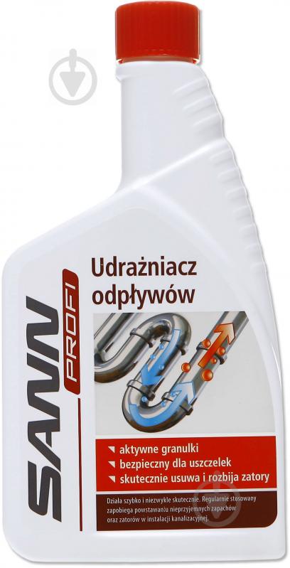 Засіб для чищення труб Sann Profi Чисті труби і сифони 500 г - фото 1