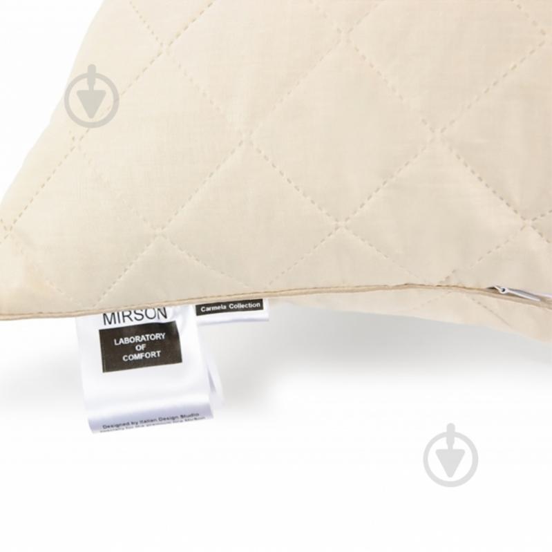 Подушка №1480 Carmela Memory foam м’яка MirSon 40x40 см кремовий - фото 4 Подушка №1480 Carmela Memory foam м’яка MirSon 40x40 см кремовий - фото 4