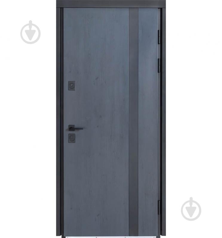 Двері вхідні Булат Термо Хаус 710 темний антрацит / білий атласний 2050x950 мм праві - фото 2 Двері вхідні Булат Термо Хаус 710 темний антрацит / білий атласний 2050x950 мм праві - фото 2