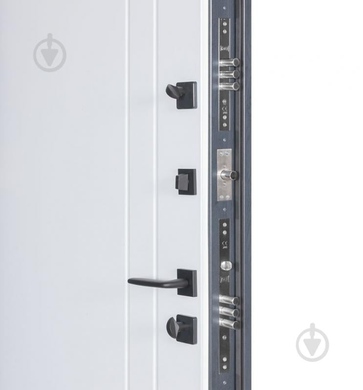 Двері вхідні Булат Термо Хаус 710 темний антрацит / білий атласний 2050x950 мм праві - фото 6 Двері вхідні Булат Термо Хаус 710 темний антрацит / білий атласний 2050x950 мм праві - фото 6