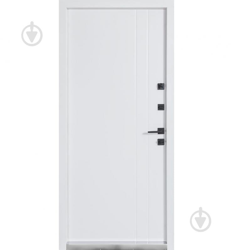 Двері вхідні Булат Термо Хаус 710 темний антрацит / білий атласний 2050x950 мм праві - фото 3 Двері вхідні Булат Термо Хаус 710 темний антрацит / білий атласний 2050x950 мм праві - фото 3