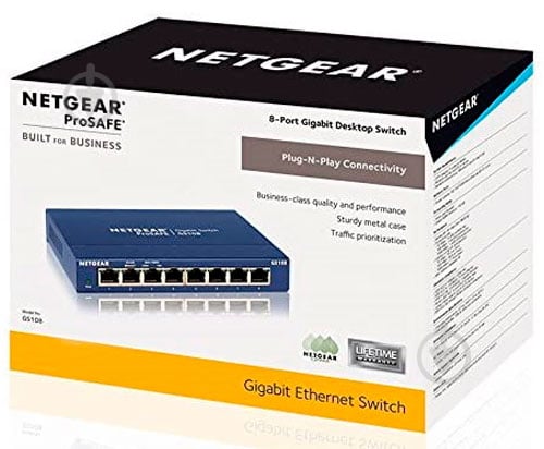 Коммутатор NETGEAR GS108GE - фото 4